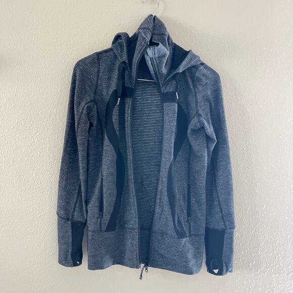 Lululemon Stride Jacket Soft mini Check Black heathered coal - Picture 2 of 12